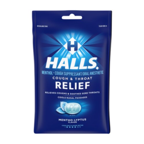 HALLS Menthol-Lyptus Candy 140g