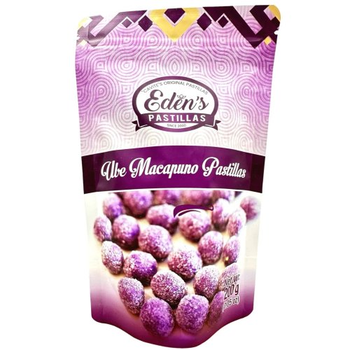 Eden's Ube Macapuno Pastillas 200g