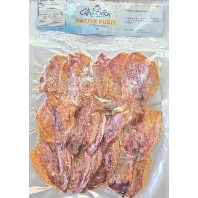 Capiz Catch Native Pusit 100g