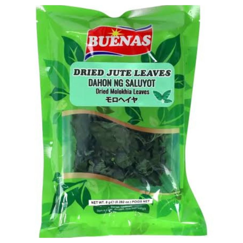 Buena Dried Jute Leaves 8gm (Dahon ng Saluyot)