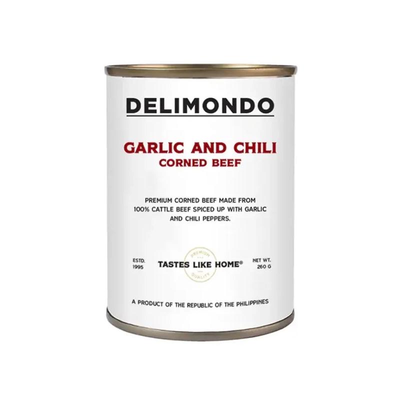 Delimondo Garlic And Chili Corned Beef 380g