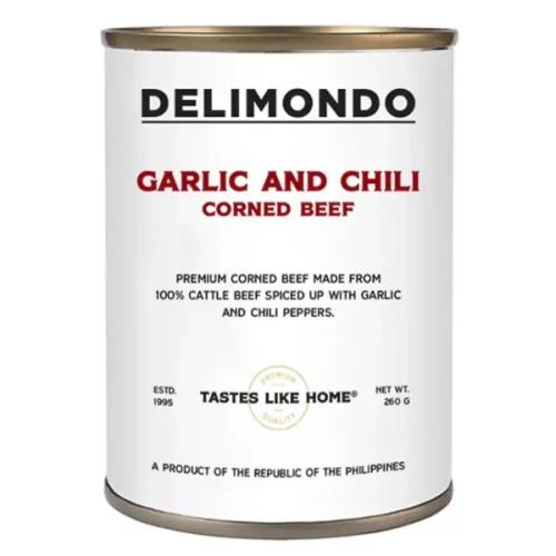 Delimondo Garlic And Chili Corned Beef 380g