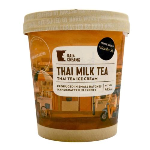 Kai and Creams Thai Milk Tea Ice Cream 475ml