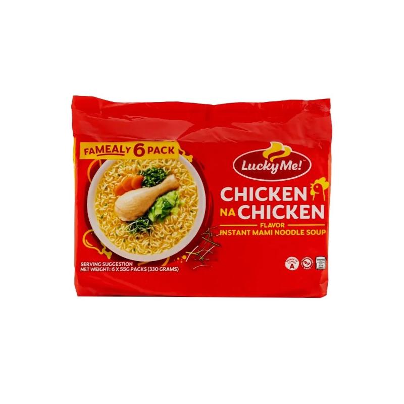 Lucky Me Chicken Na Chicken 6 Pack 330g