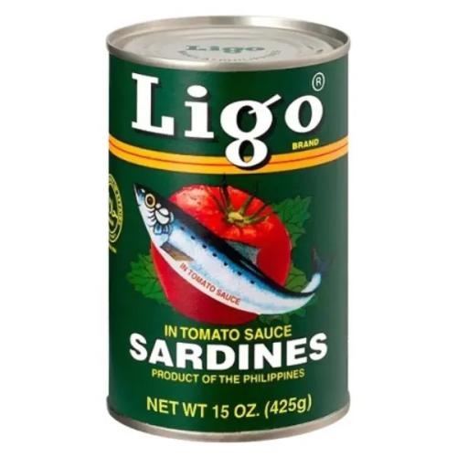 Ligo Sardines In Tomato Sauce 425g