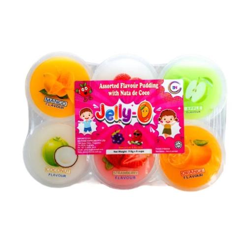 Jelly O Assorted Pudding 110g