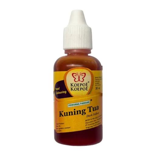 Koepoe Dark Yellow Food Colouring 30ml