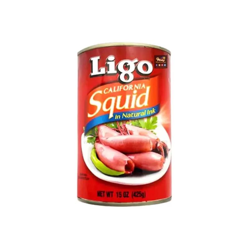 Ligo Squid In Natural Ink 425g