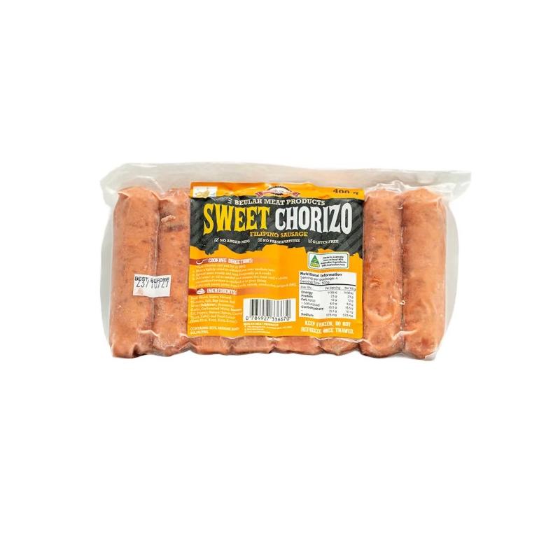 Beulah Sweet Chorizo 400g