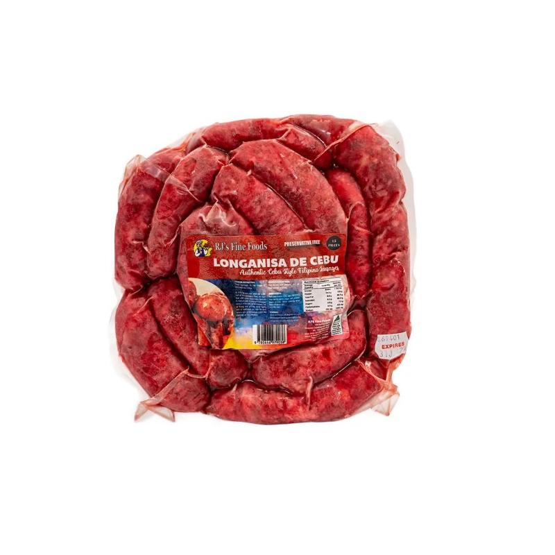 RJ Longanisa De Cebu 8Pcs