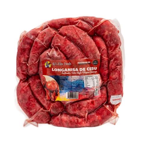 RJ Longanisa De Cebu 8pcs