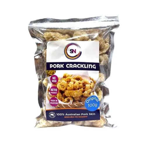 SN Pork Crackling Original 100g