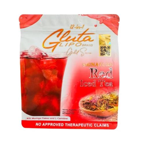 Gluta Lipo 12In1 Red Iced Tea 25X10g