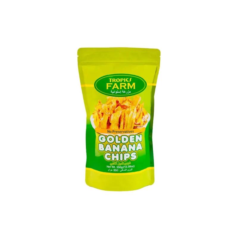 Tropical Farm Banana Chips 350g