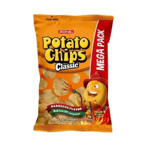 J&J Potato Chips Classic Bbq 130g