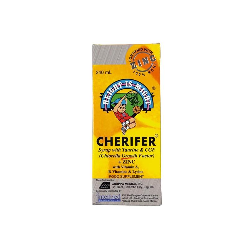 Cherifer Syrup Taurine & Cgf + Zinc 240ml