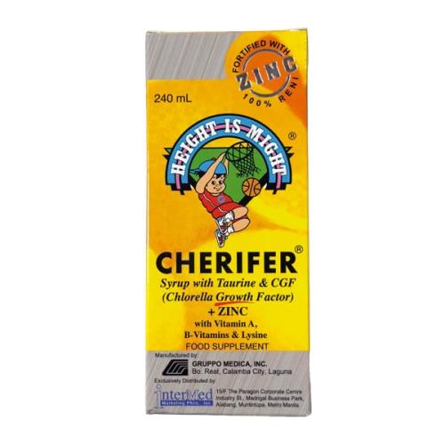 Cherifer Syrup Taurine & Cgf + Zinc 240ml