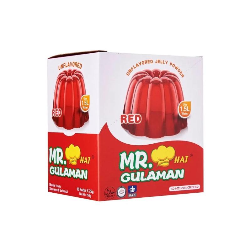 Mr Hat Gulaman Red 10X25g