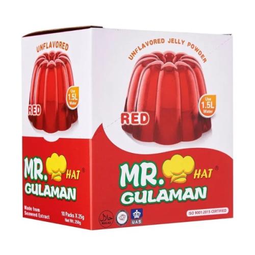 Mr Hat Gulaman Red 10X25g