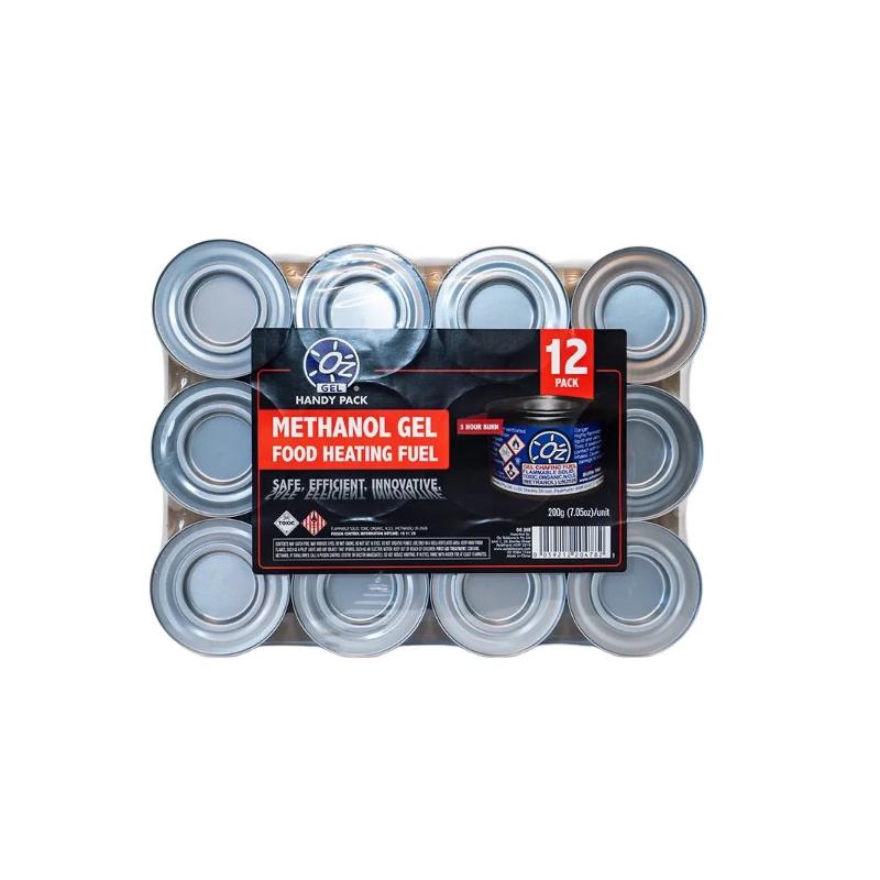OzHeat 3Hr Gel Chafing Fuel 12Pack