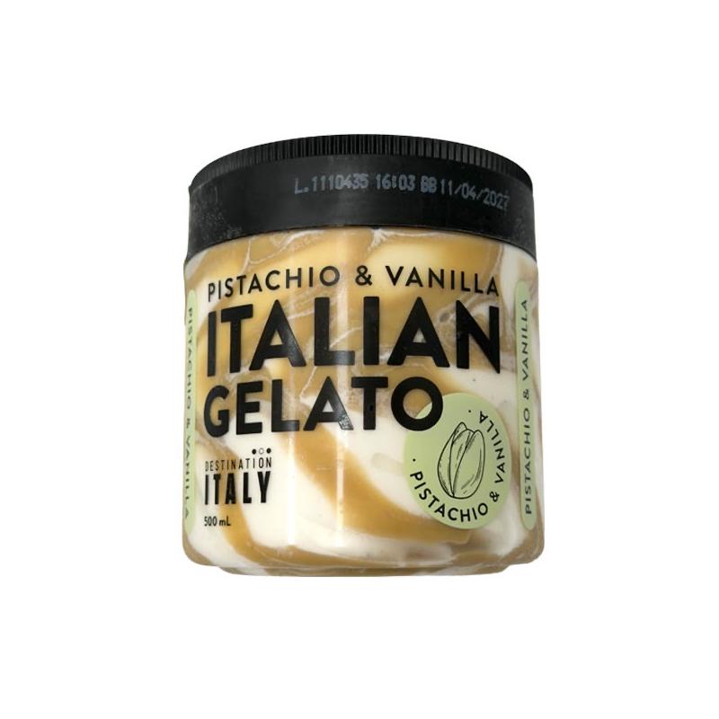 Italian Gelato Pistachio & Vanilla 500ml