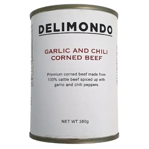 Delimondo Garlic And Chili Corned Beef 260g