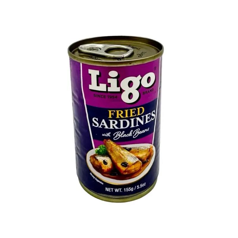Ligo Fried Sardines W/ Black Beans 155g