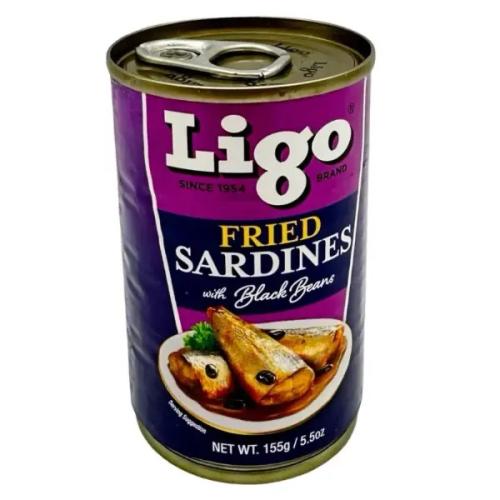 Ligo Fried Sardines W/ Black Beans 155g