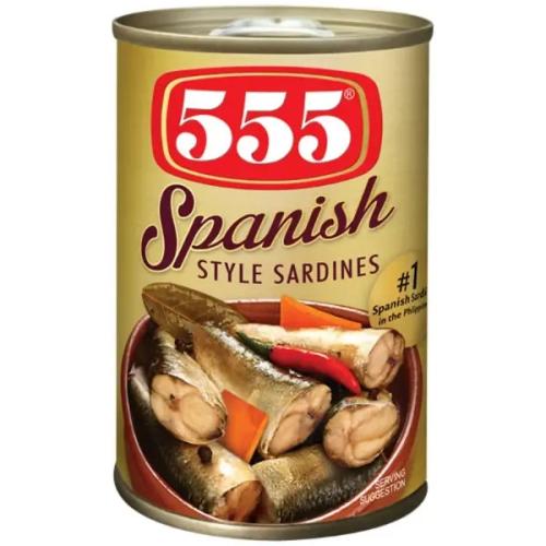 555 Spanish Style Sardines 155g
