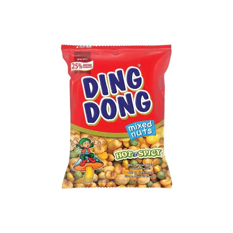Ding Dong Mixed Nuts Hot And Spicy 100g