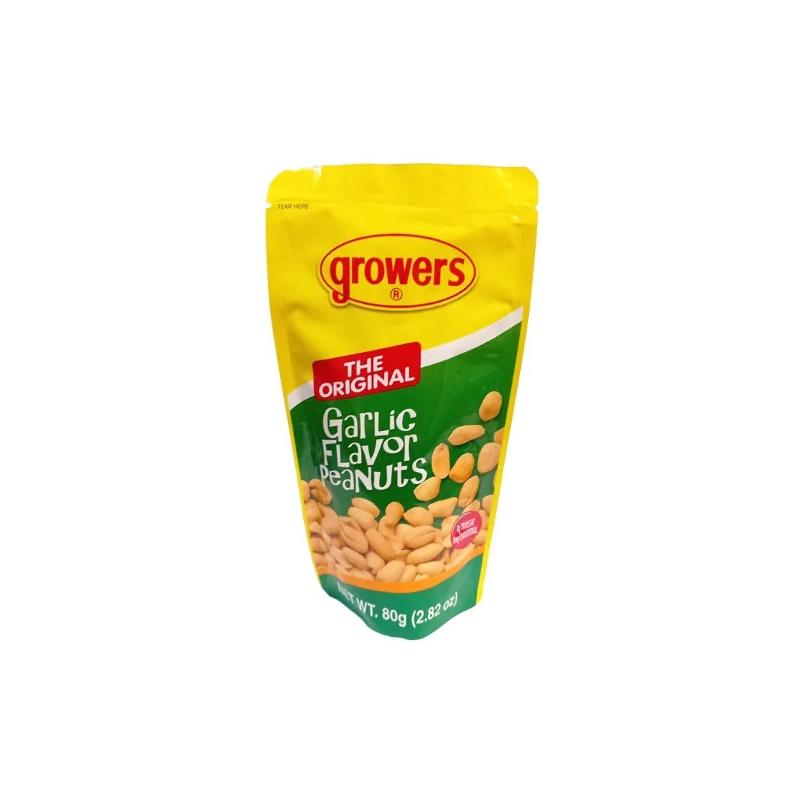 Growers Garlic Flavor Peanuts 80g