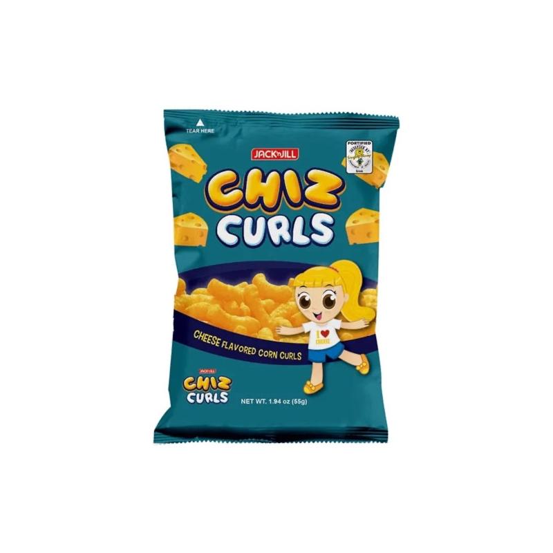 J&J Chiz Curls Cheese Flavor 120g