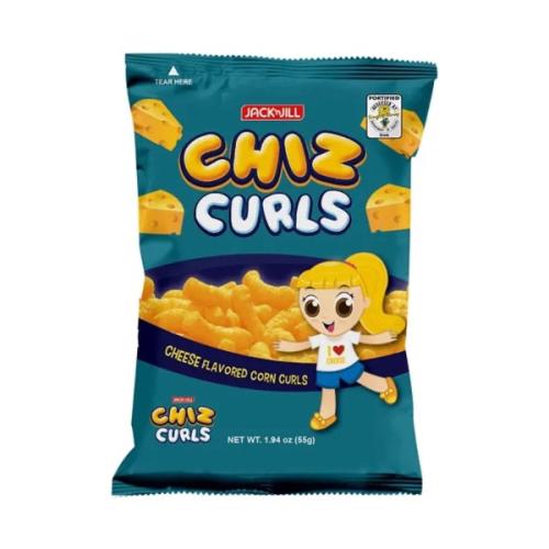 J&J Chiz Curls Cheese Flavor 120g