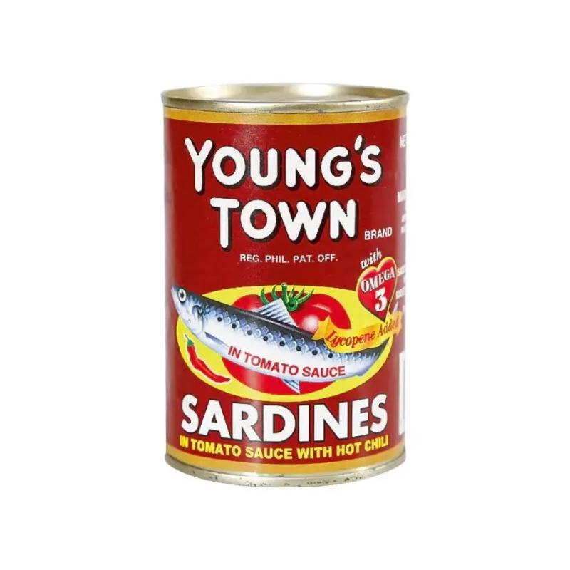 Young Town Sardines In Tomato Sauce Hot 425gm