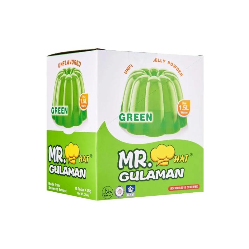 Mr Hat Gulaman Green 10X25g