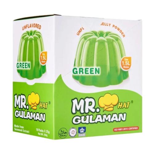 Mr Hat Gulaman Green 10X25g