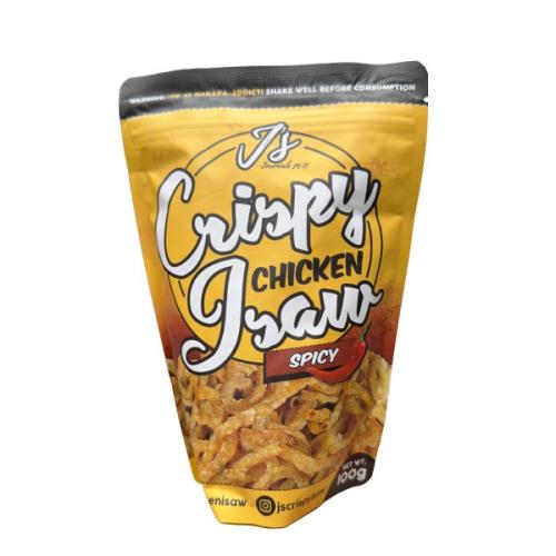 J'S Crispy Chicken Isaw - Spicy 100g