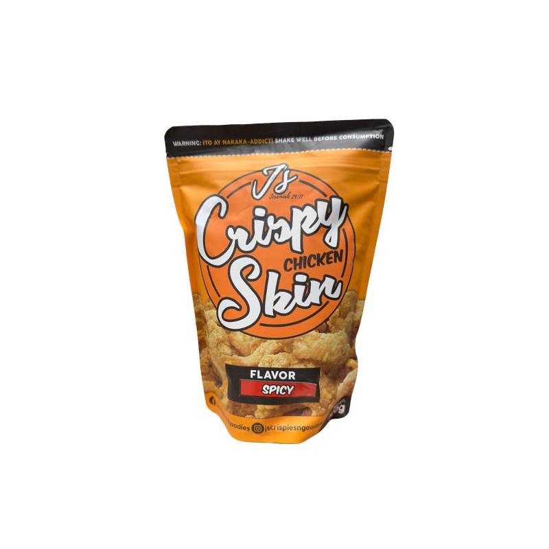 J'S Crispy Chicken Skin - Spicy 100g