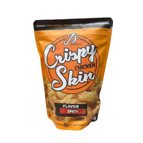 J'S Crispy Chicken Skin - Spicy 100g